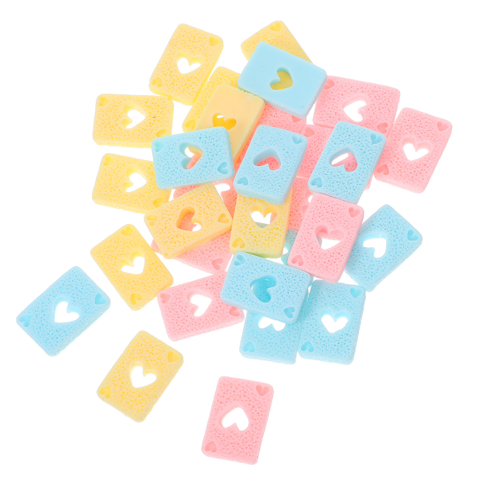 Embellishments For Scrapbooking - 30 Adet Reçine Poker Figürleri, Şeker