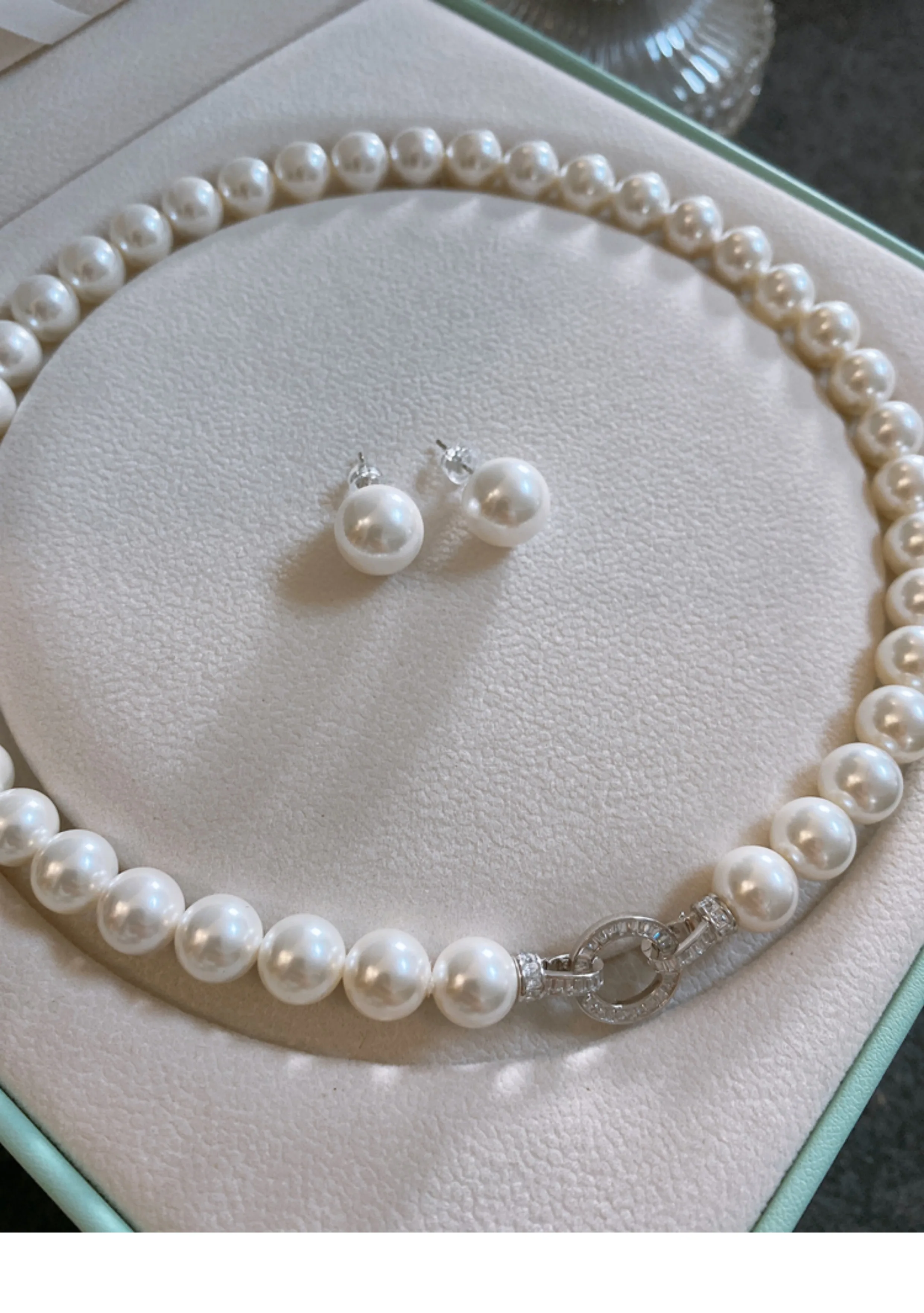 Pearl Trim Chain - Muhteşem AAAA++9-10mm 10-11mm Doğal Yuvarlak Akoya